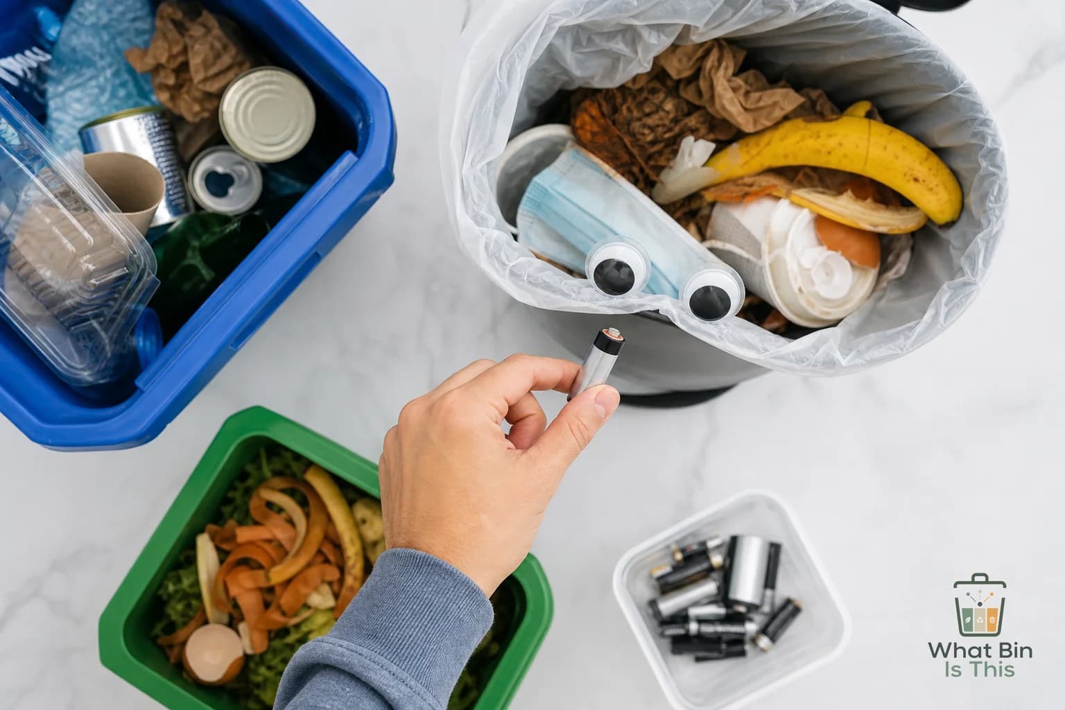 Can batteries go in the trash?