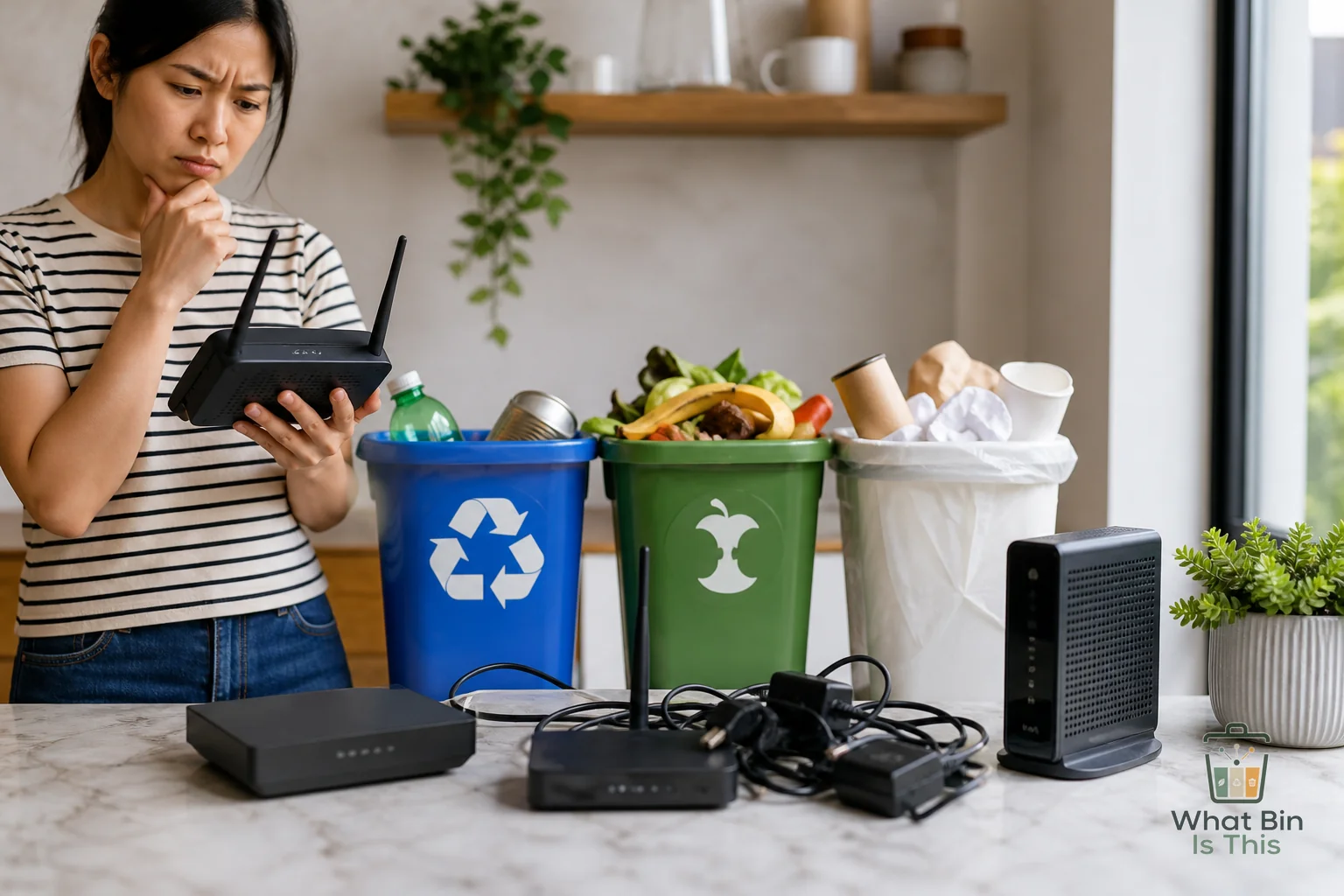 Can you recycle old routers and modems? guide cover image